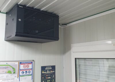Installation système de vidéosurveillance pour déchetterie