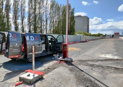 Système de contrôle d’accès en location pour un chantier du CHU de Caen (14 – Calvados)