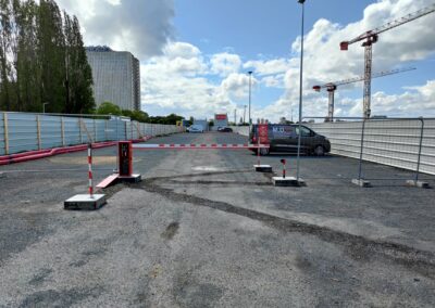 Système de contrôle d’accès en location pour un chantier du CHU de Caen (14 – Calvados)