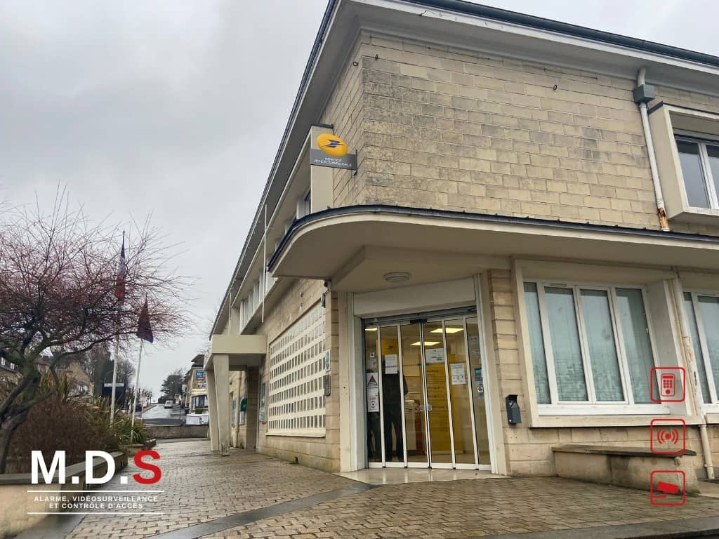 alarme et vidéosurveillance dans un nouveau bâtiment de la Maison France Service à Tilly-sur-Seulles (14 – Calvados)