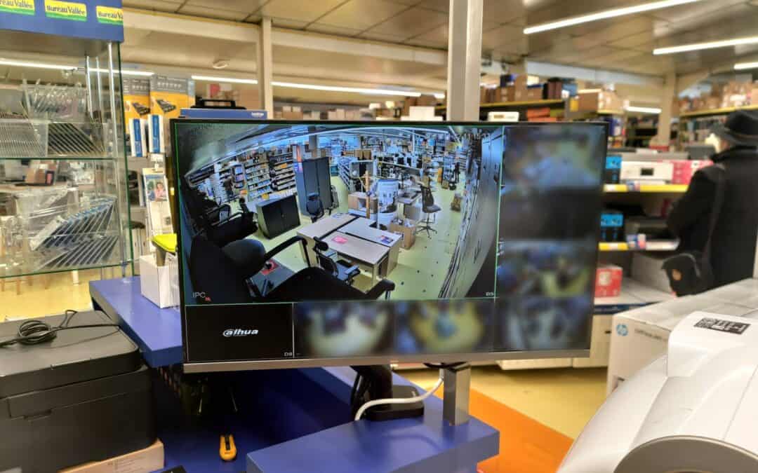 vidéosurveillance dans un magasin de bureautique à l’est de caen  (14 – Calvados)