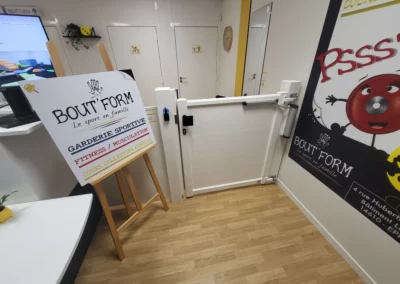 Contrôle d’accès fitness près de Caen (14) — portillon vestiaires